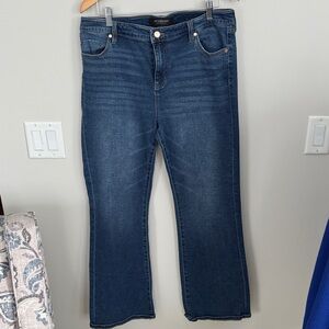 Liverpool Dark Blue Straight Leg Jeans